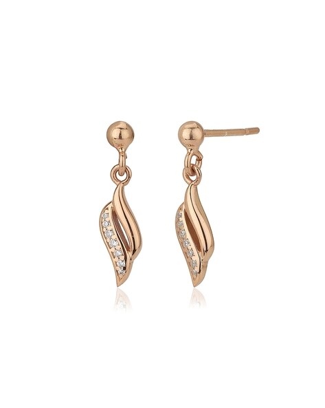 9ct Yellow Gold Drop Earrings | 0121523 | Beaverbrooks the Jewellers