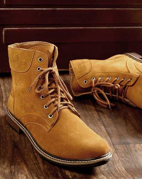 High ankle lace up boots online