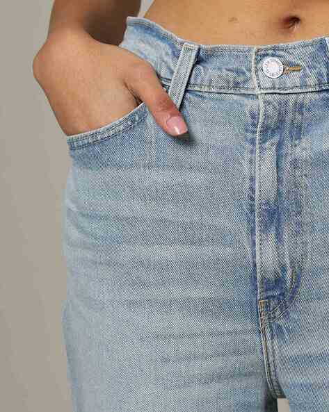 Flared Jeans with Insert Pocket