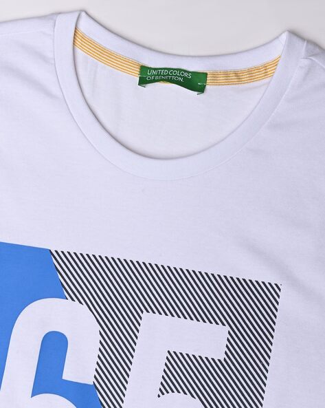 Buy White Tshirts for Men by UNITED COLORS OF BENETTON Online