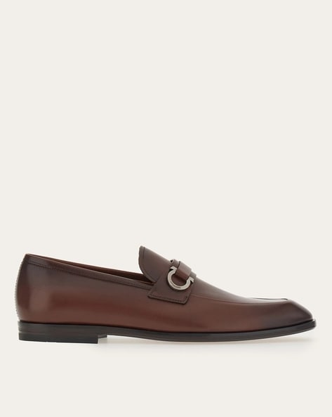 Buy Ferragamo Slip-on Moccasins with Gancini Ornament