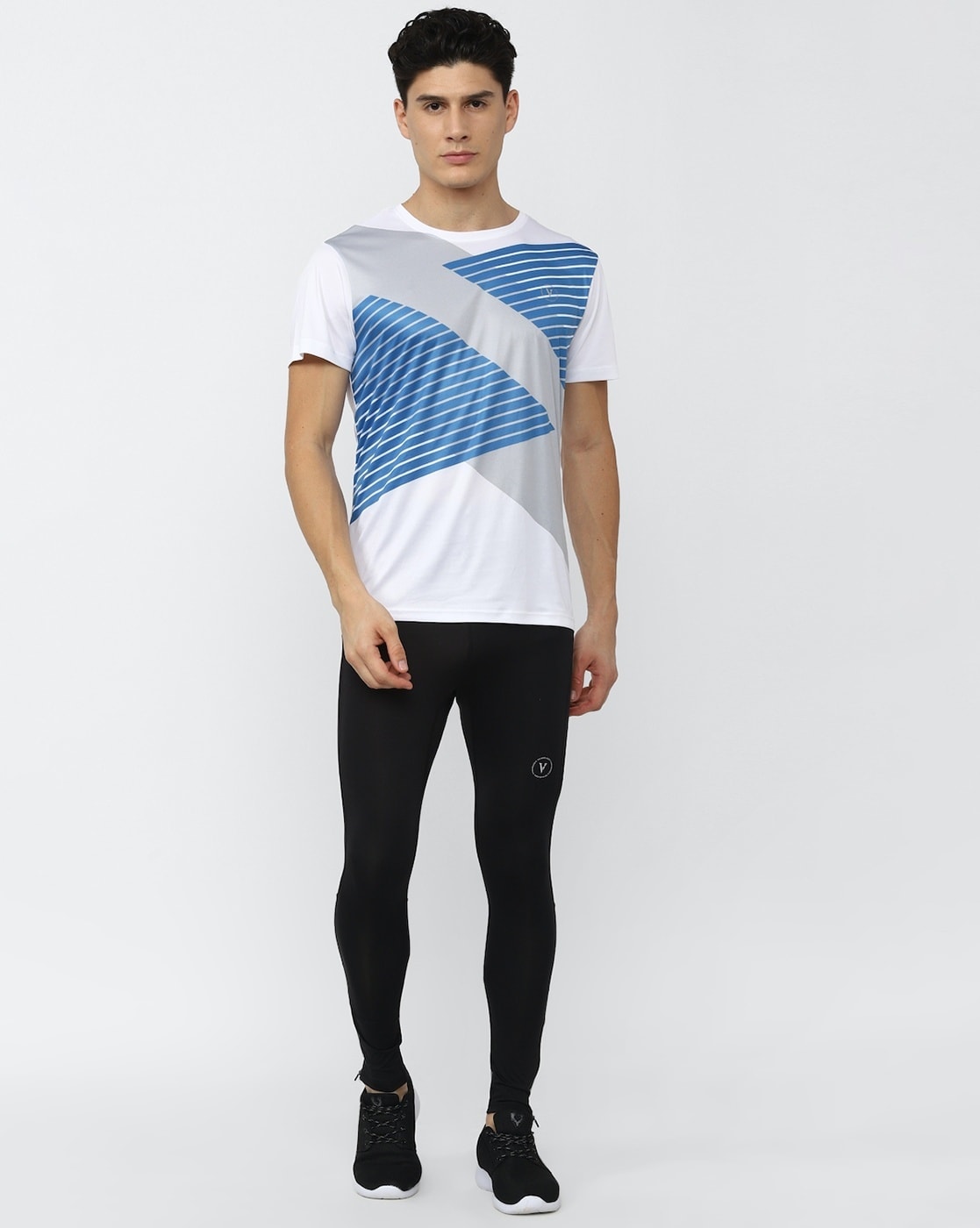 Buy Van Heusen Black Training Tights Online - 802455