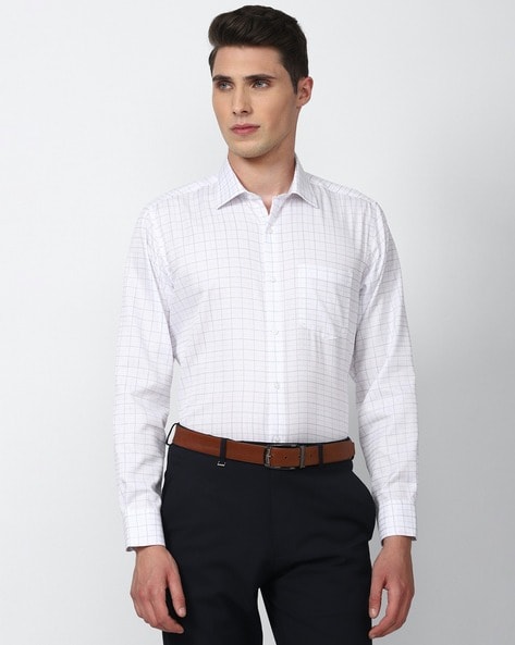 Van Heusen Checked Slim Fit Shirt