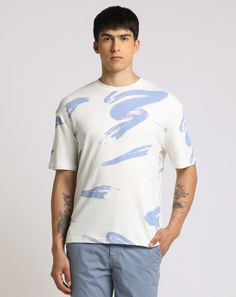 Buy Off White Tshirts for Men by ALTHEORY Online