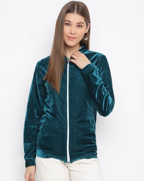 Teal on sale track jacket