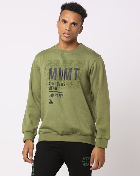 Buy Olive Sweatshirt Hoodies for Men by MVMT Online Ajio