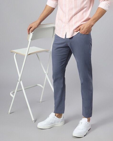 Mid Blue Dress Shirt with Blue Pants | Sumissura