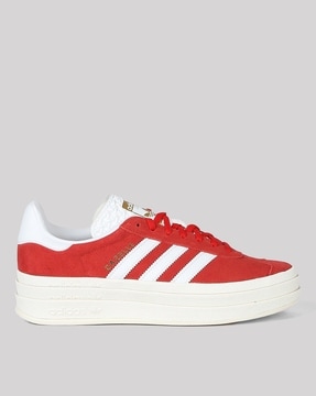 Adidas women's outlet red sneakers