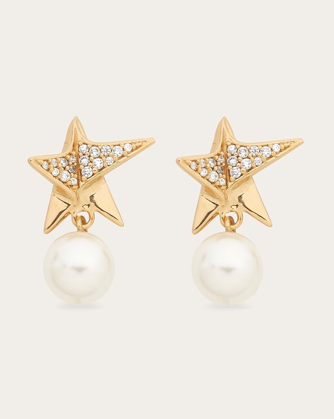 Star and Moon Stud Earrings - Zoe Lev Jewelry