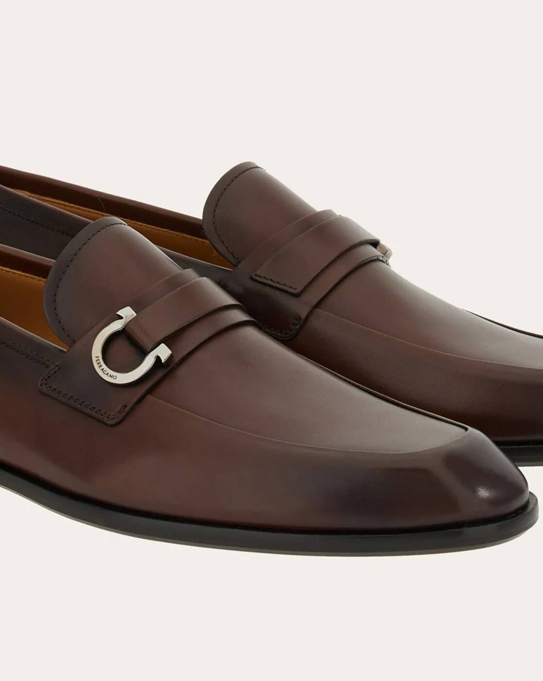 Buy Salvatore Ferragamo Slip-on Moccasins with Gancini Ornament
