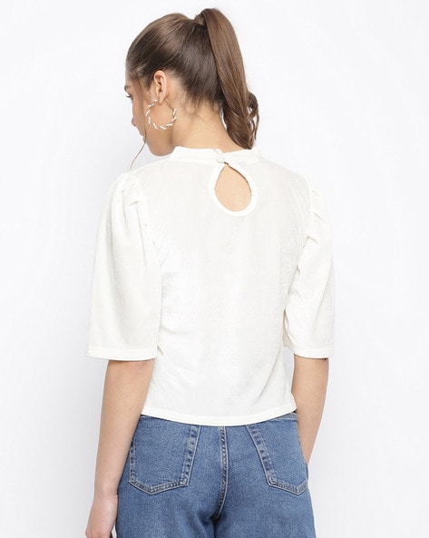 Buy White Tops for Women by Mayra Online