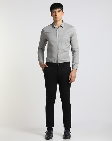 Indigo Tapered Elastic Waist Pant | Black | Forcast - Forcast AU