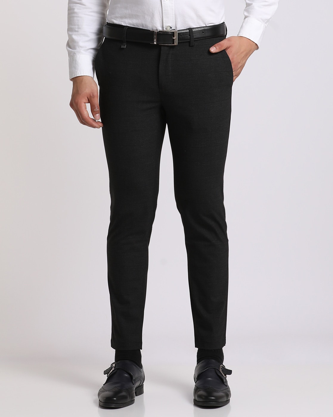 Wintage Men's Black Regular Fit Pant 100% Linen