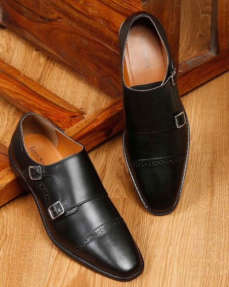Buy Obsidian Black Formal Shoes for Men by LOUIS STITCH Online