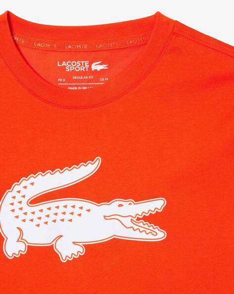 T shirt lacoste gros crocodile sale