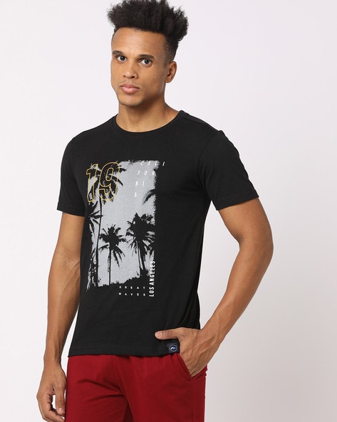 Buy Black Tshirts for Men by MVMT Online Ajio