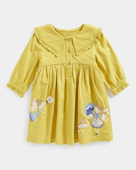 Pretty Full Sleeves Attire For Baby Girl - Baby Couture India