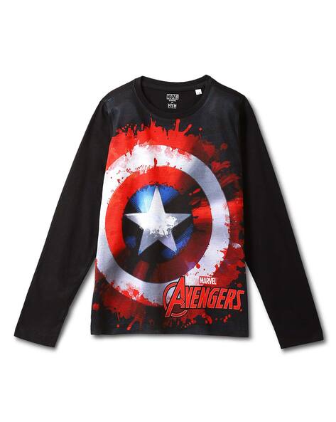 Captain america full clearance sleeve t shirt india