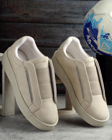 Buy Cream Sneakers for Women by SOLETHREADS Online Ajio