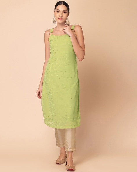 Buy Green Kurtas for Women by Indya Online
