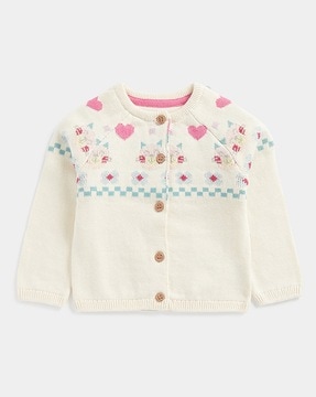 Girls top cream sweater