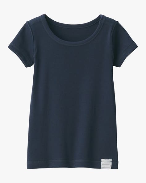 Buy Navy Blue Tshirts for Infants by MUJI Online