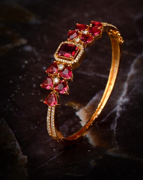 Buy gold plated imitation jewellery fancy Kada Bangles Bracelets online -  Griiham – Page 2