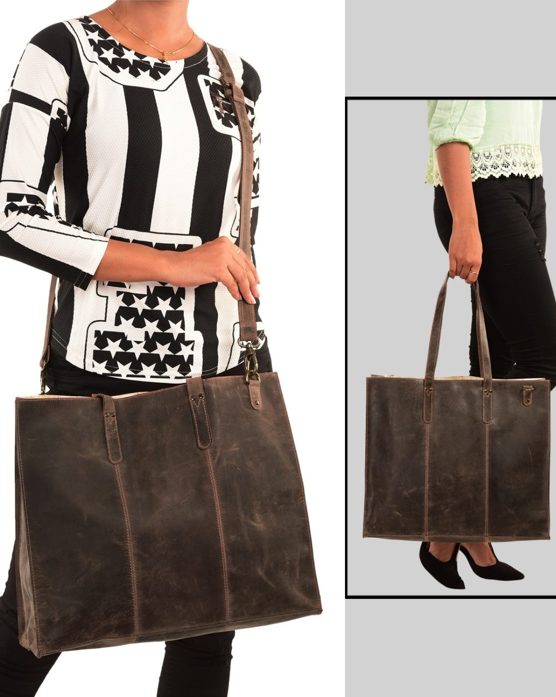 Buy Dark Brown Handbags for Women by MANDAVA Online