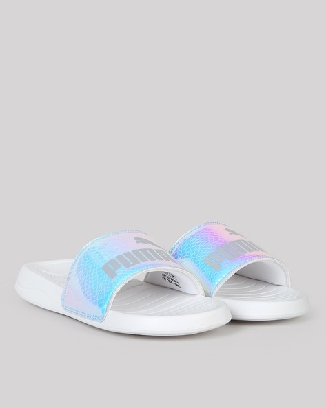 Puma slides sale holographic