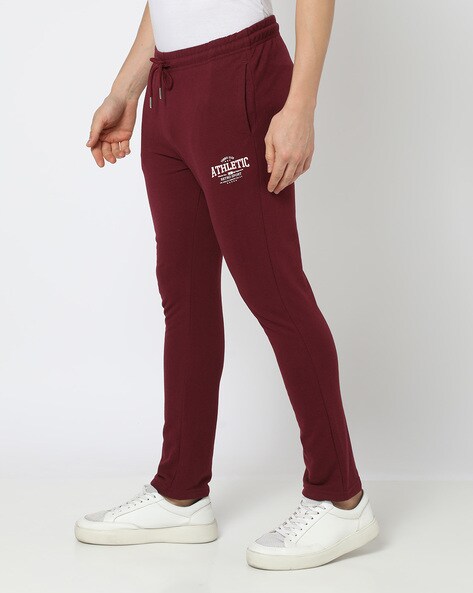 Low rise track pants best sale