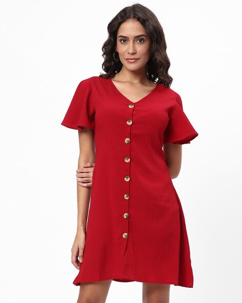 Button up a hot sale line dress