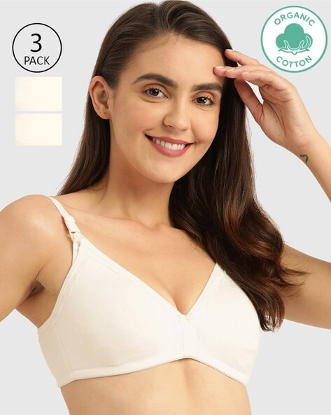 Buy Milky white Bras for Women by Inner Sense Online