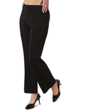 Wide Leg Pants with Elasticated Waistband-image-11
