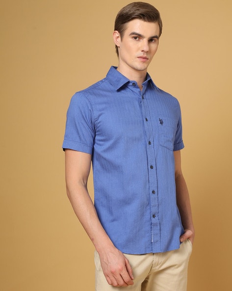 Us polo assn 2025 half sleeve shirts