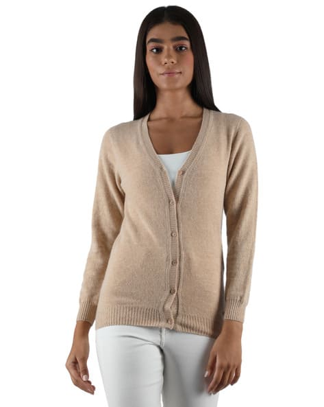 Buy Beige Sweaters Cardigans for Women by MONTE CARLO Online