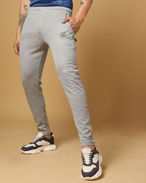 Buy Men Grey Stripe Super Slim Fit Casual Trousers Online - 620194 | Peter  England