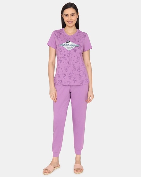 Buy Purple Night&LoungeWearSets for Women by Zivame Online