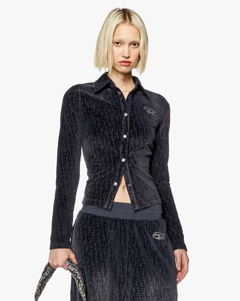 Buy Black Tops for Women by DIESEL Online | Ajio.com