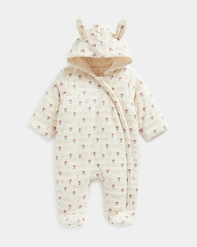 mothercare My First Bunny Hooded Sleepsuits-picture-25
