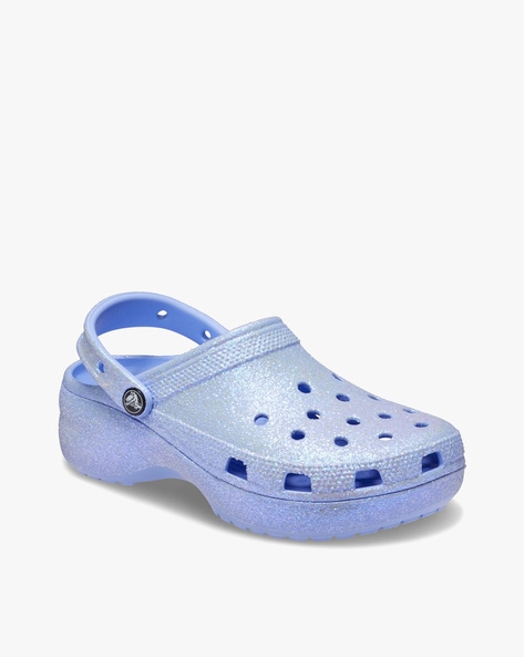 Light discount blue crocs