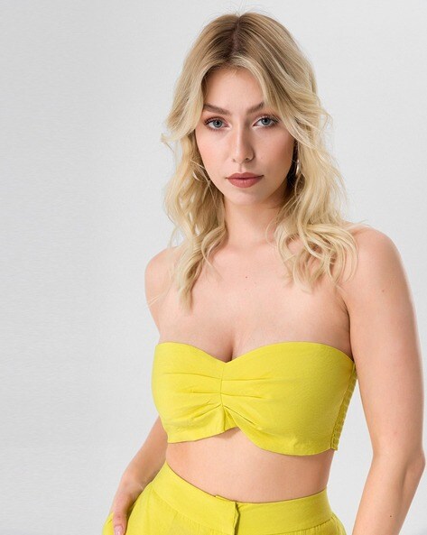 Buy Lemon Green Tops for Women by SAM Online
