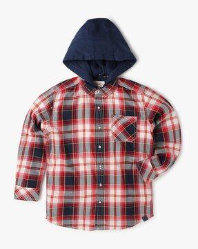 Buy Red & White Shirts for Boys by UNDER FOURTEEN ONLY Online 