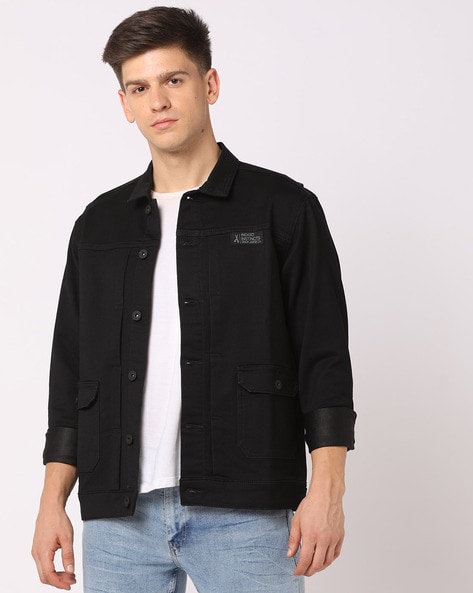 ASOS DESIGN denim 'Richard' jacket in washed black | ASOS | Black denim  jacket, Denim jacket, Best leather jackets