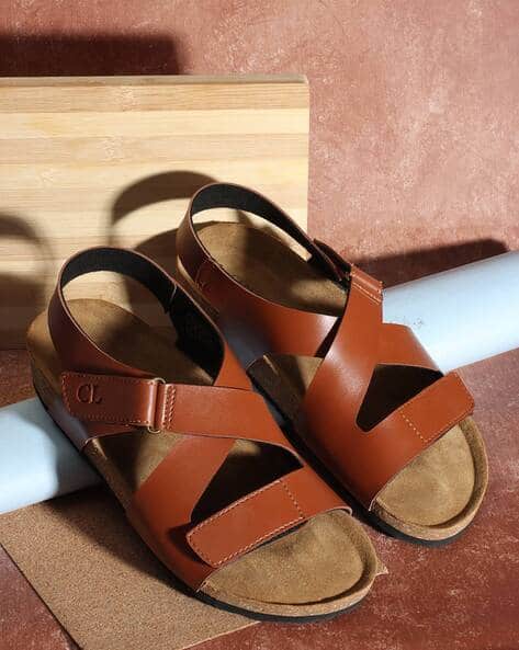 Buy Tan Brown Sandals for Men by Carlton London Online
