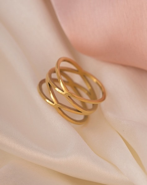 Top Spiral gold ring