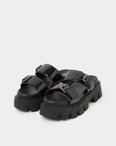 Double Band Platform Comfort Sandals