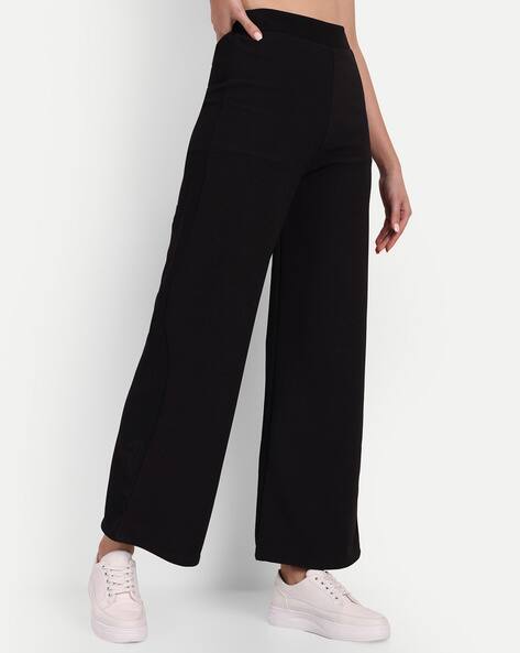 Buy Black Trousers Pants for Women by Broadstar Online