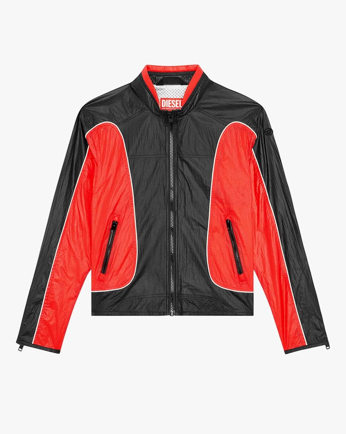 Buy DIESEL J-Blinkid-A Multi Regular Stylised Jacket | Black Color