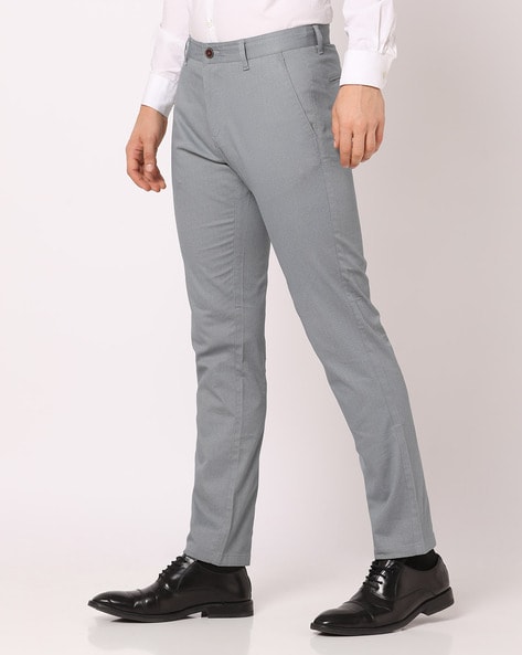 Buy Grey Trousers & Pants for Men by NETPLAY Online