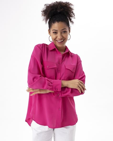SAM Loose Fit Shirt with Flap Pockets